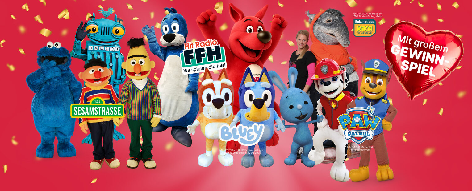 Family-Days 2026, Hit Radio FFH on Tour, Sesamstraße, Paw Patrol 1-2-3-Show uvm.