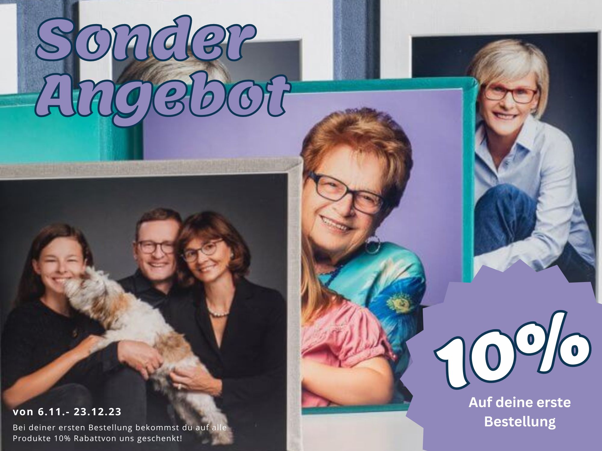 10 Prozent Rabatt bei Das Fotostudio