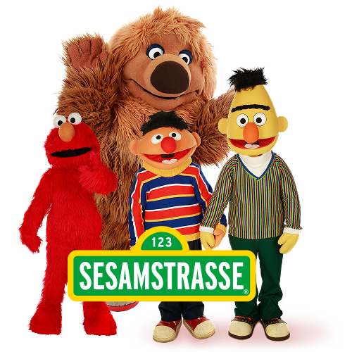 Sesamstrasse Krümelmonster, Ernie & Bert